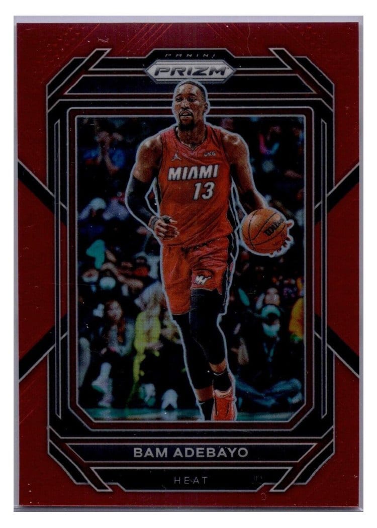 2022-23 Panini Prizm Base Set Bam Adebayo #155 card