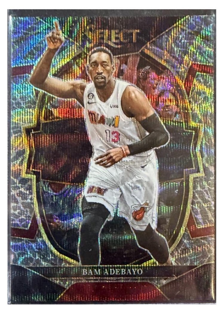 2022-23 Panini Select Base Set Bam Adebayo Elephant Prizm #57 card