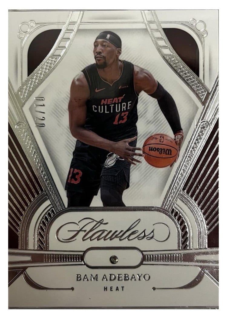 2023-24 Panini Flawless Base Set Bam Adebayo #86 card