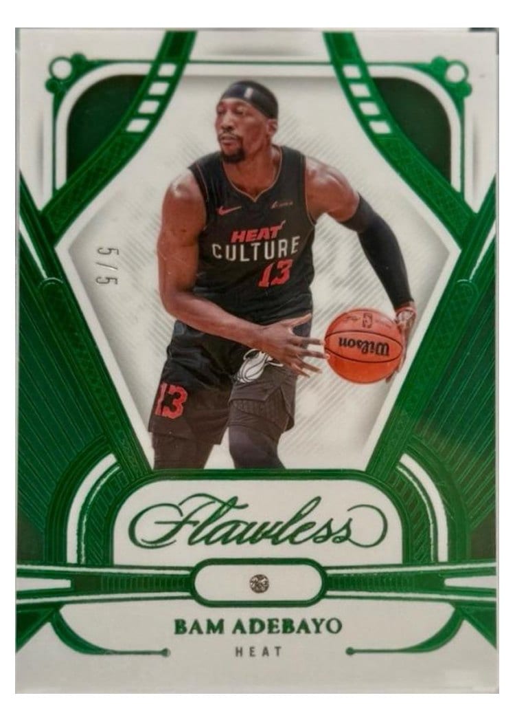 2023-24 Panini Flawless Base Set Bam Adebayo #86 card