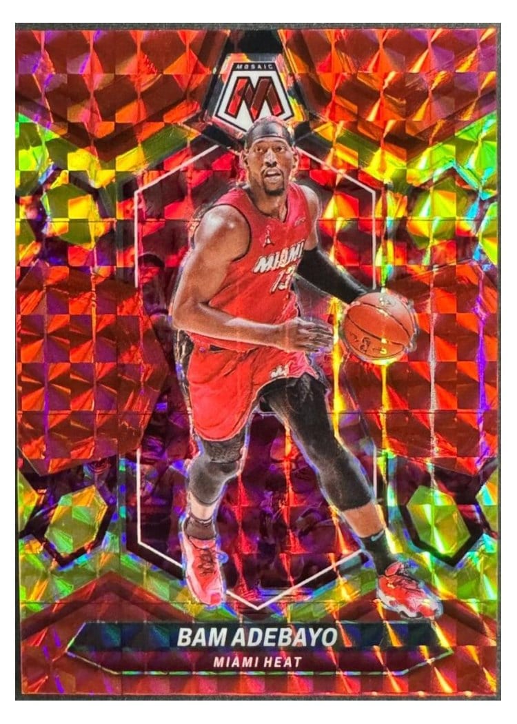 2023-24 Panini Mosaic Base Set Bam Adebayo #26 card