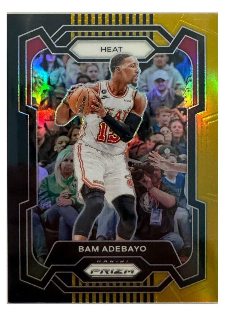 2023-24 Panini Prizm Base Set Bam Adebayo #66 card