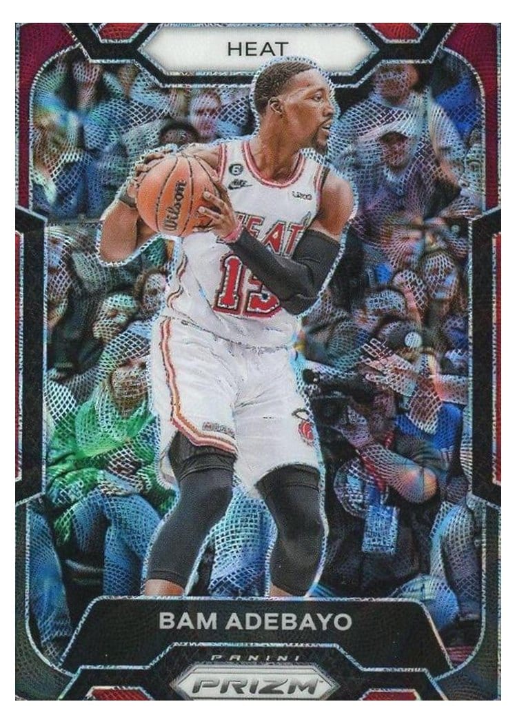 2023-24 Panini Prizm Base Set Bam Adebayo #66 card
