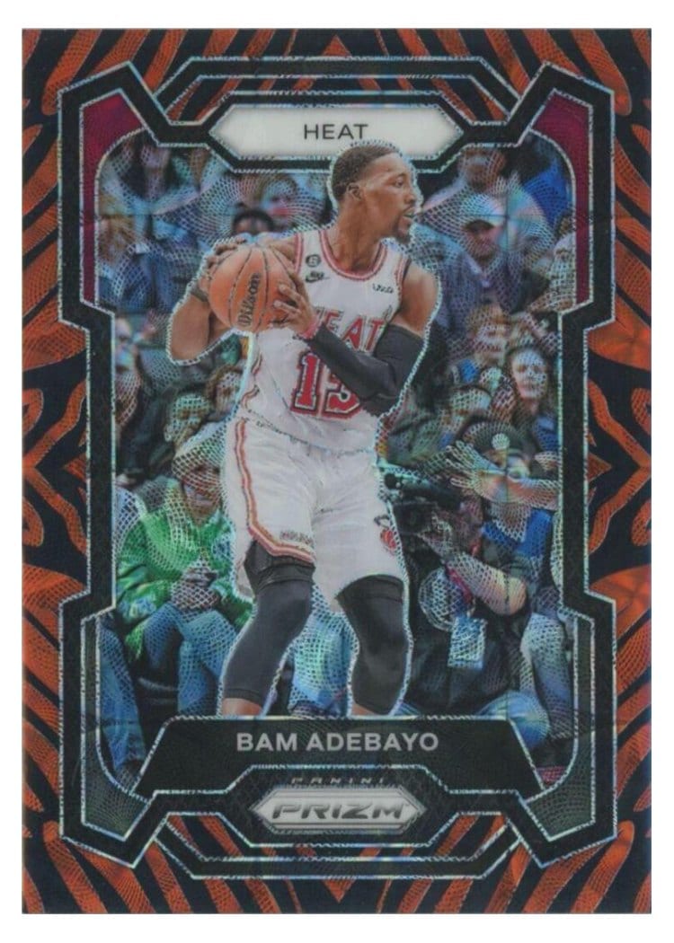 2023-24 Panini Prizm Base Set Bam Adebayo #66 card