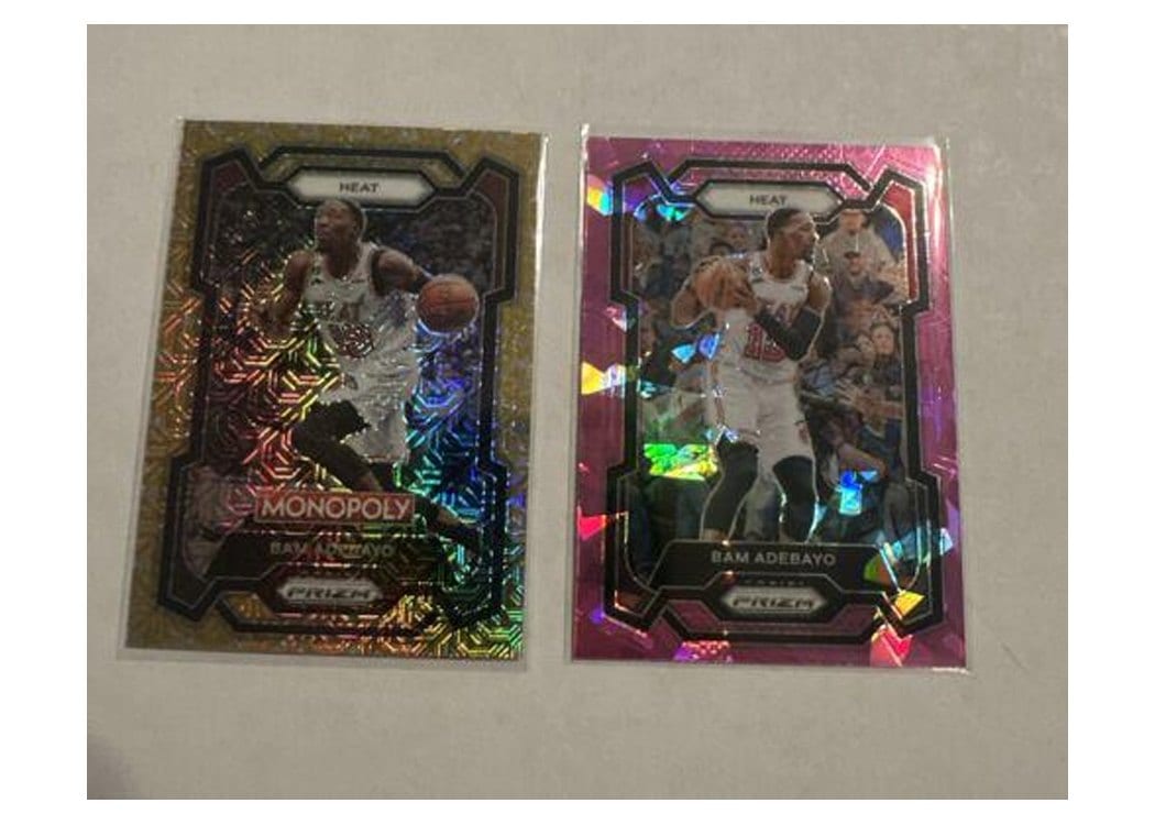 2023-24 Panini Prizm Base Set Bam Adebayo #66 card