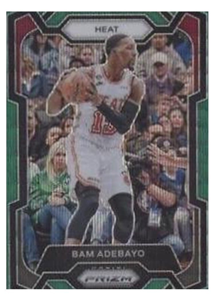 2023-24 Panini Prizm Base Set Bam Adebayo #66 card