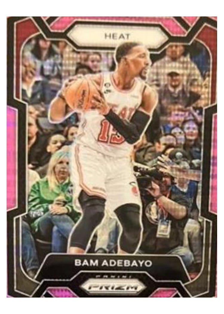2023-24 Panini Prizm Base Set Bam Adebayo #66 card
