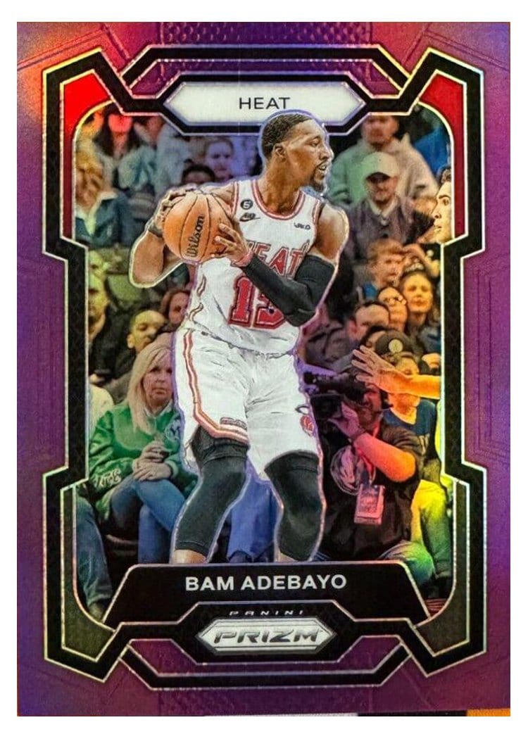 2023-24 Panini Prizm Base Set Bam Adebayo #66 card