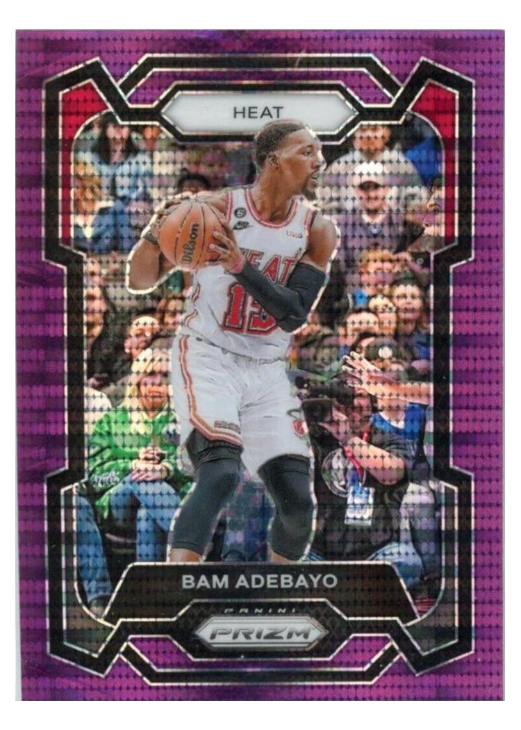 2023-24 Panini Prizm Base Set Bam Adebayo #66 card