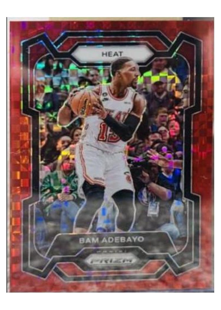 2023-24 Panini Prizm Base Set Bam Adebayo #66 card