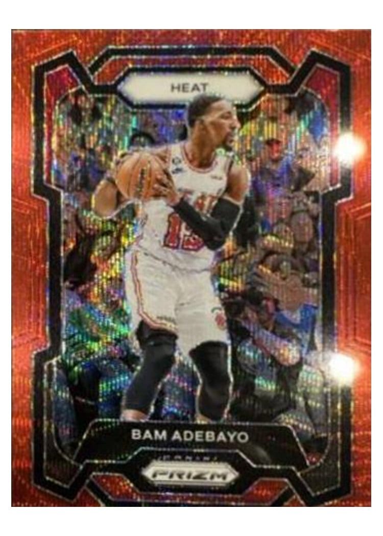 2023-24 Panini Prizm Base Set Bam Adebayo #66 card