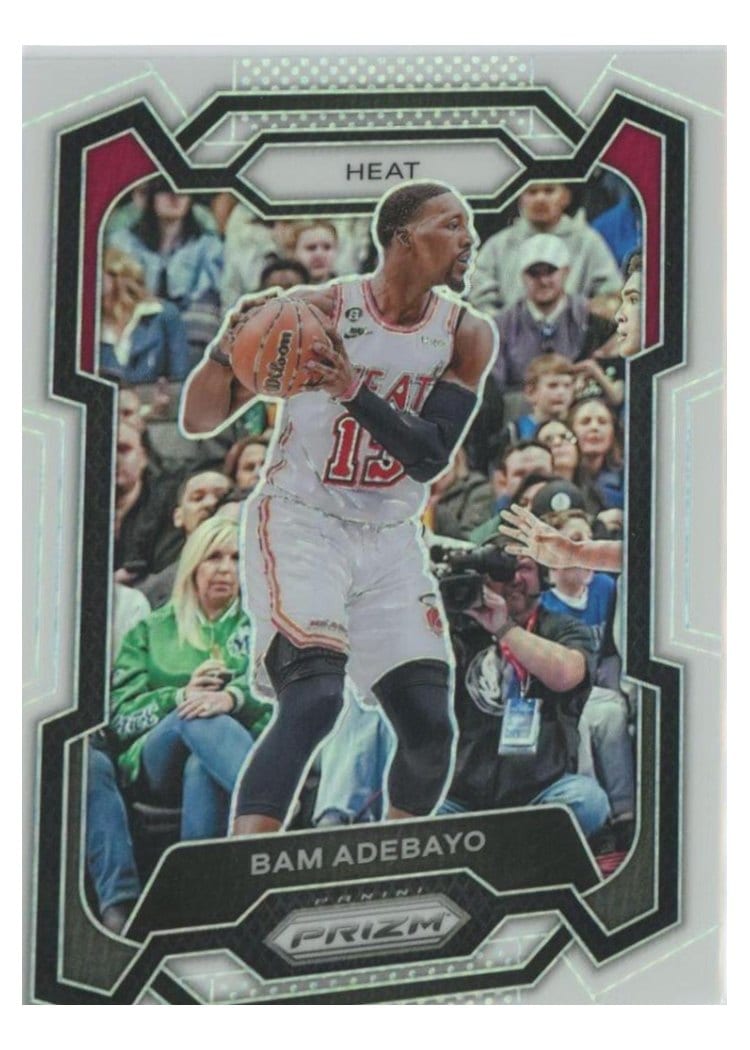 2023-24 Panini Prizm Base Set Bam Adebayo #66 card