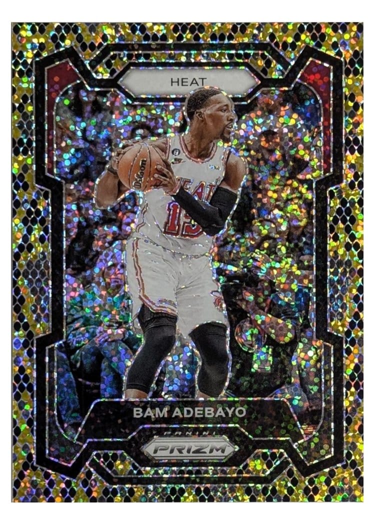 2023-24 Panini Prizm Base Set Bam Adebayo #66 card