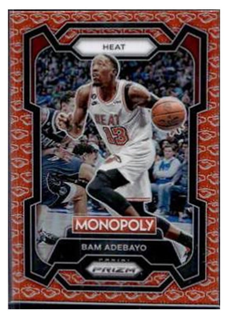 2023-24 Panini Prizm Monopoly Base Set Bam Adebayo #47 card