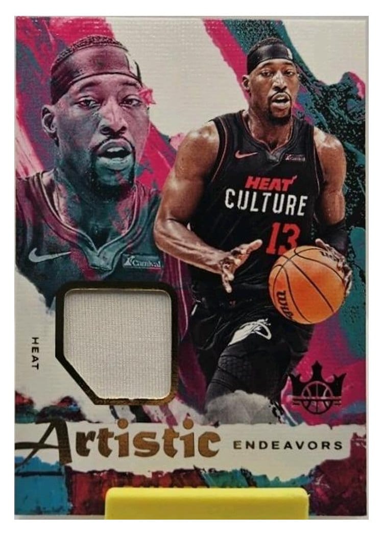 2024-25 Panini Court Kings Artistic Endeavors Relics Bam Adebayo #AE-BDB card