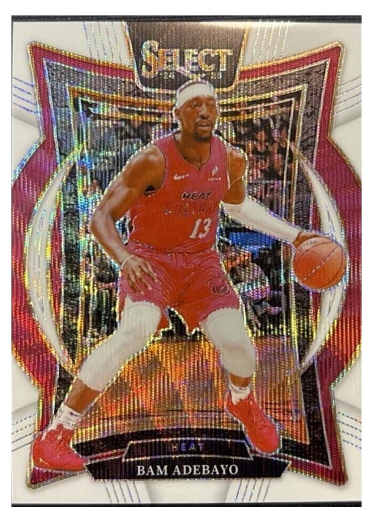 2024-25 Panini Select Base Set Bam Adebayo #15 card