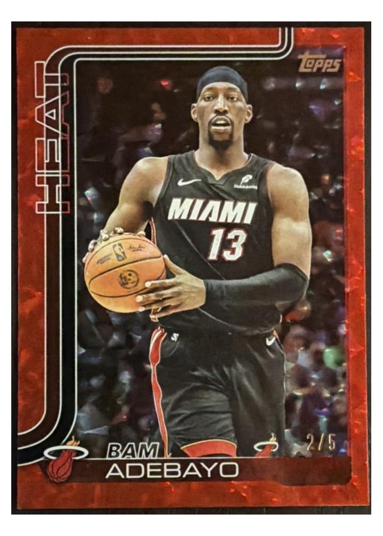 2025-26 Topps Base Set Bam Adebayo #75 card