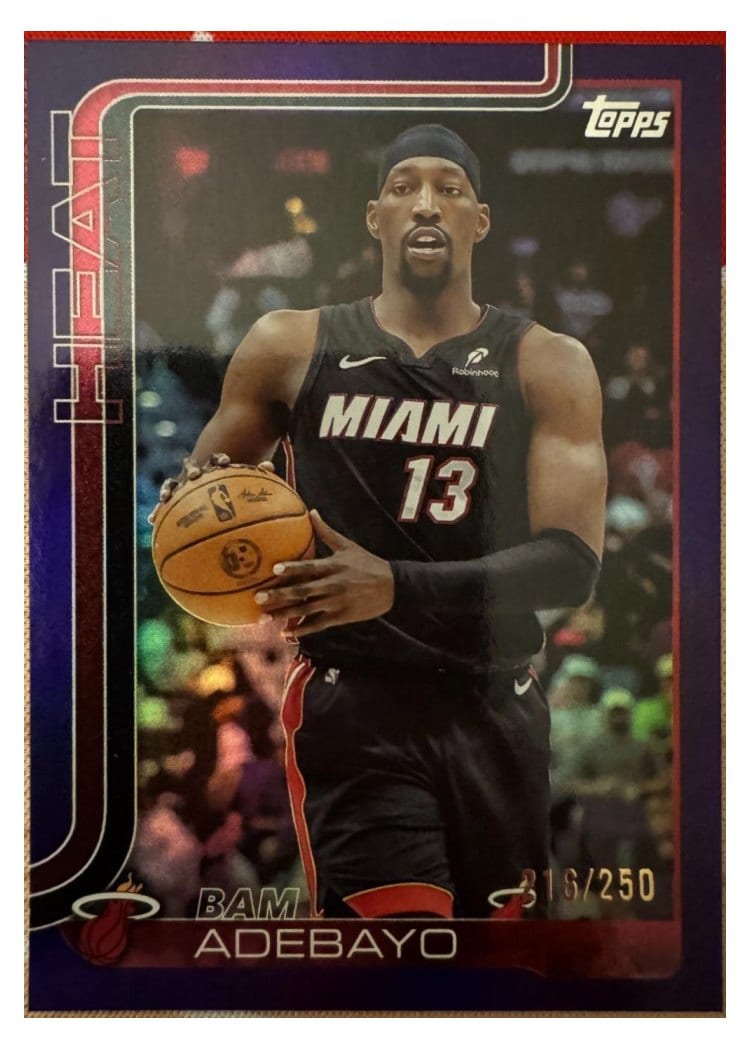 2025-26 Topps Base Set Bam Adebayo #75 card