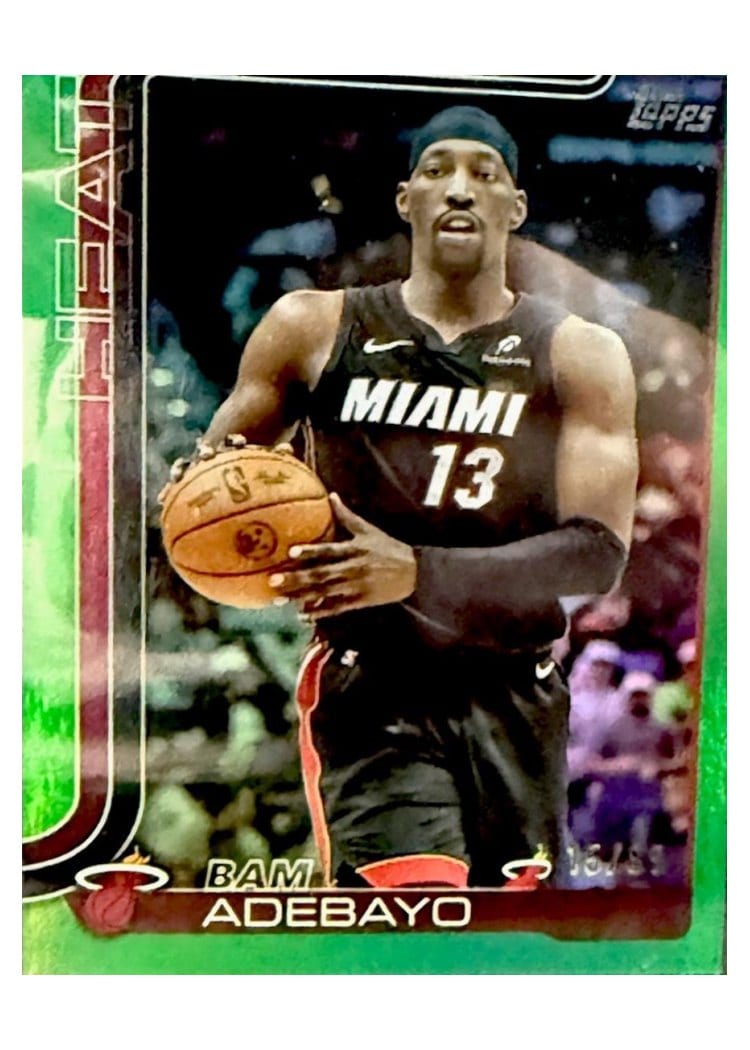 2025-26 Topps Base Set Bam Adebayo #75 card