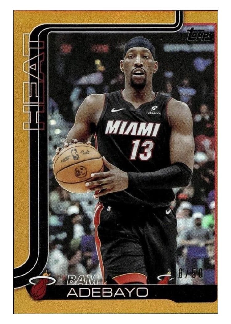 2025-26 Topps Base Set Bam Adebayo #75 card