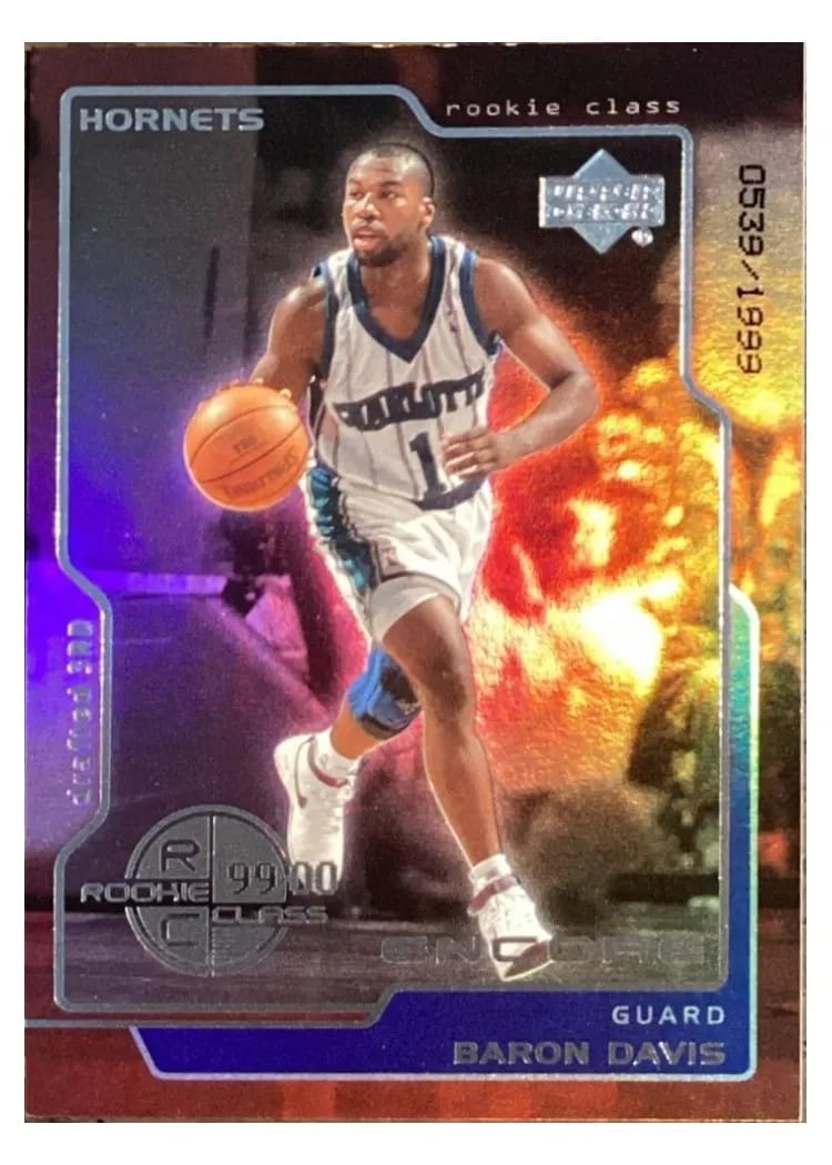 1999 Upper Deck Encore Baron Davis #93 card