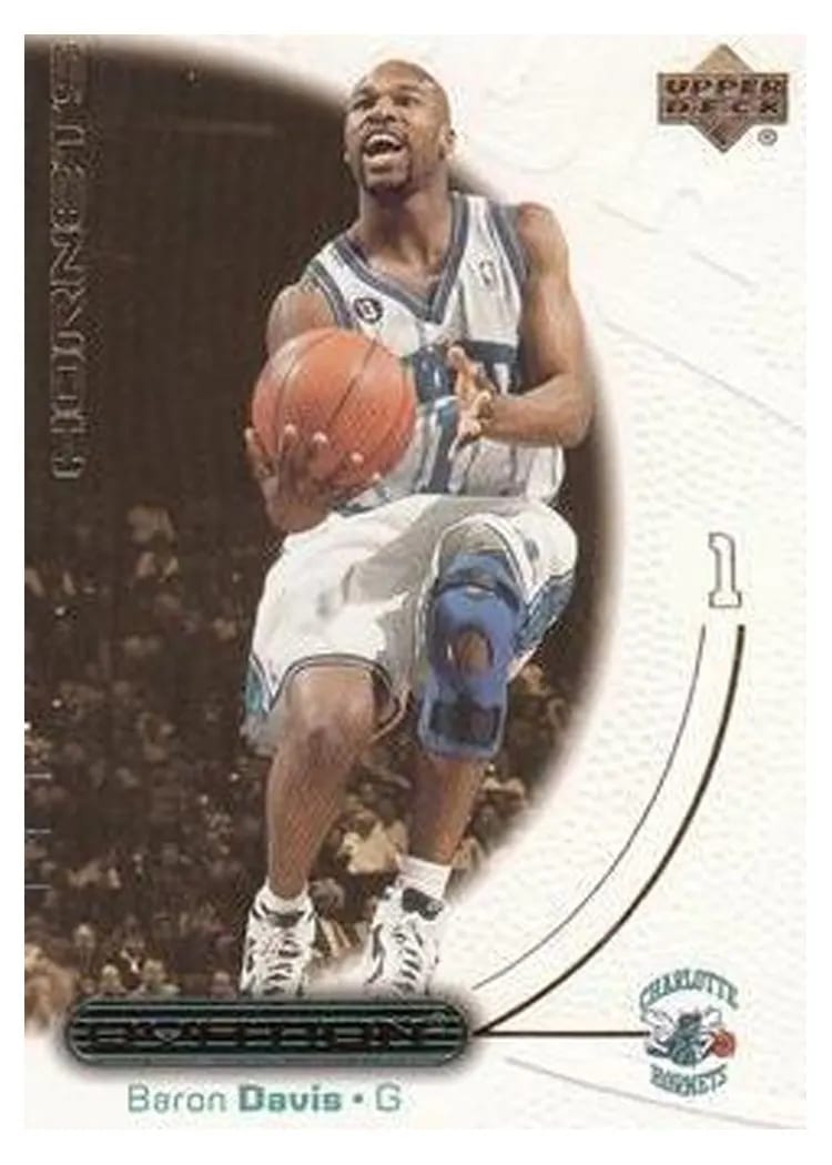 2000 Upper Deck Ovation Baron Davis #6 card