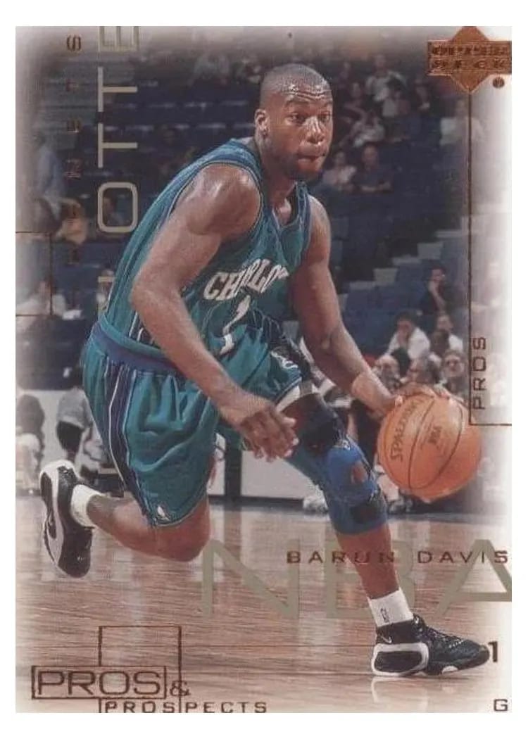 2000 Upper Deck Pros & Prospects Baron Davis #7 card