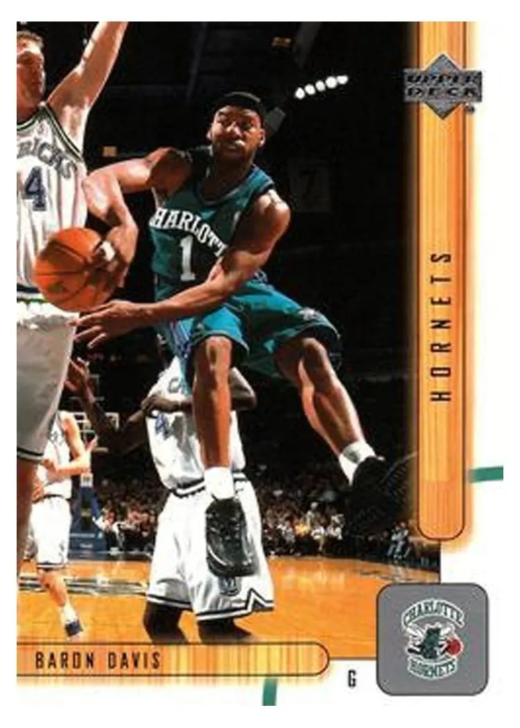 2001 Upper Deck Baron Davis #13 card
