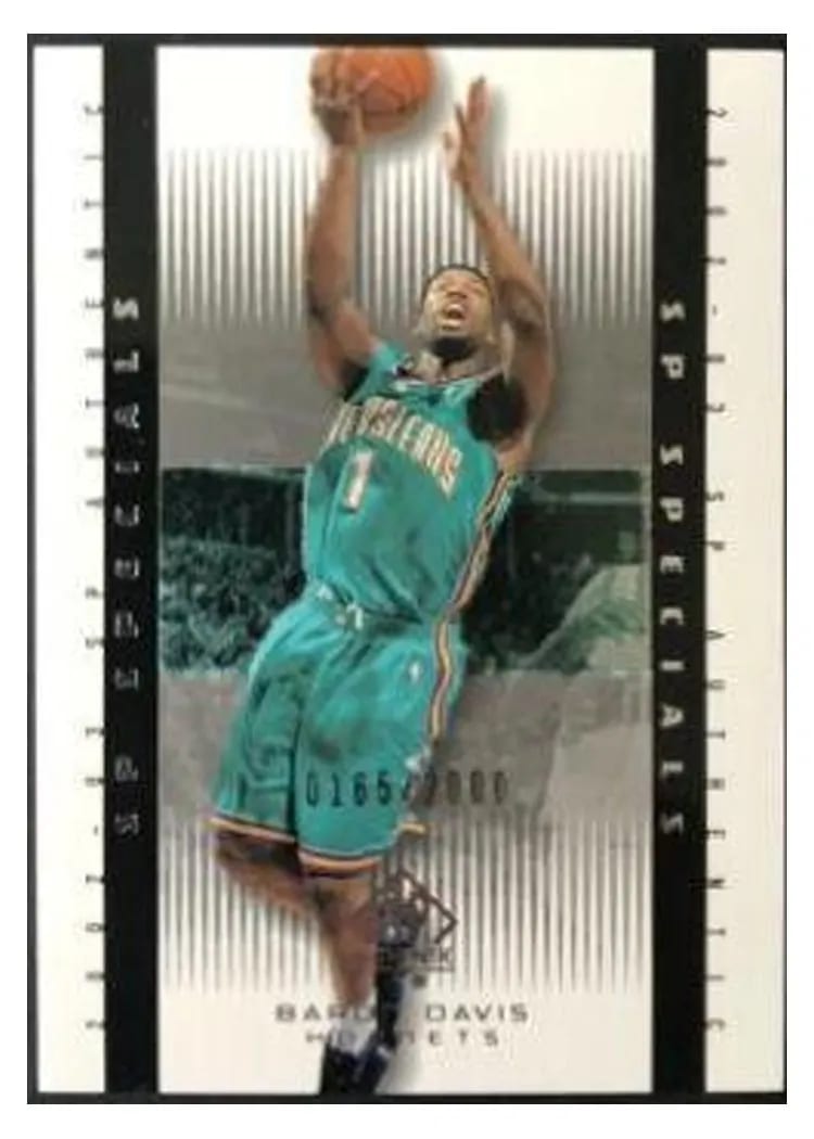 2002 SP Authentic Baron Davis #107 card