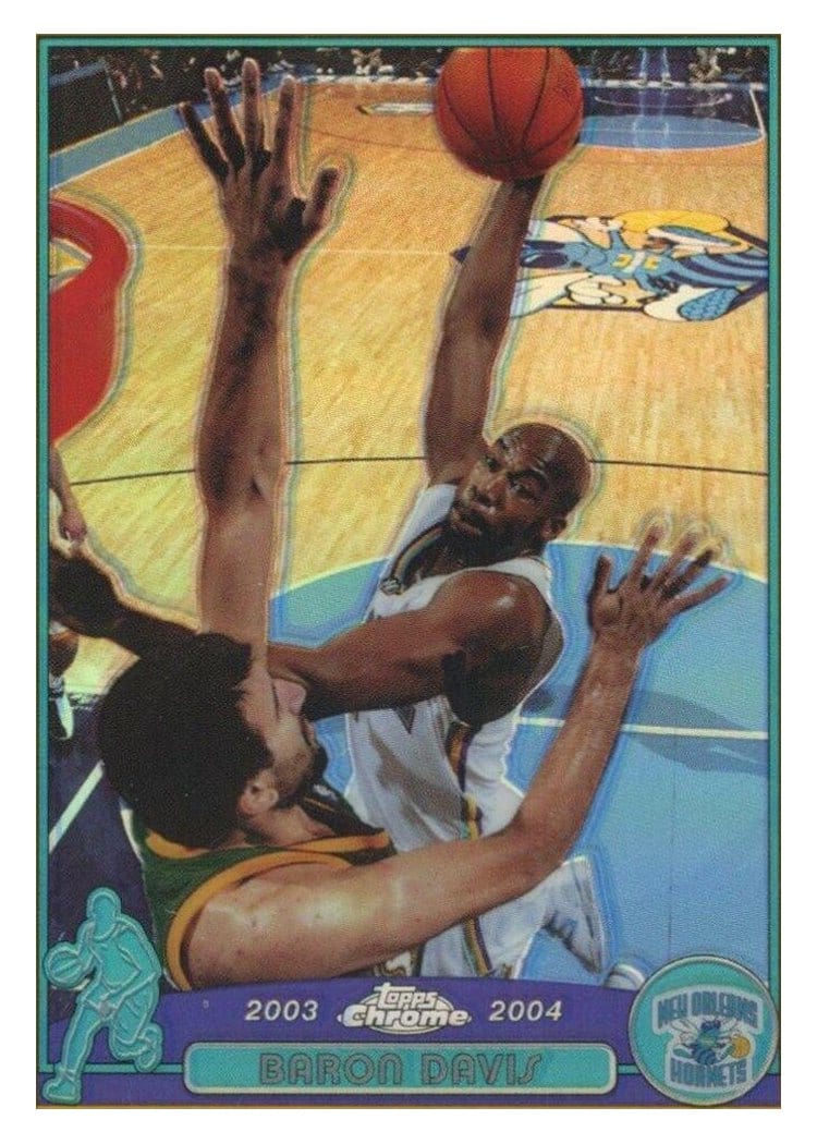 2003 Topps Chrome Baron Davis #29 card