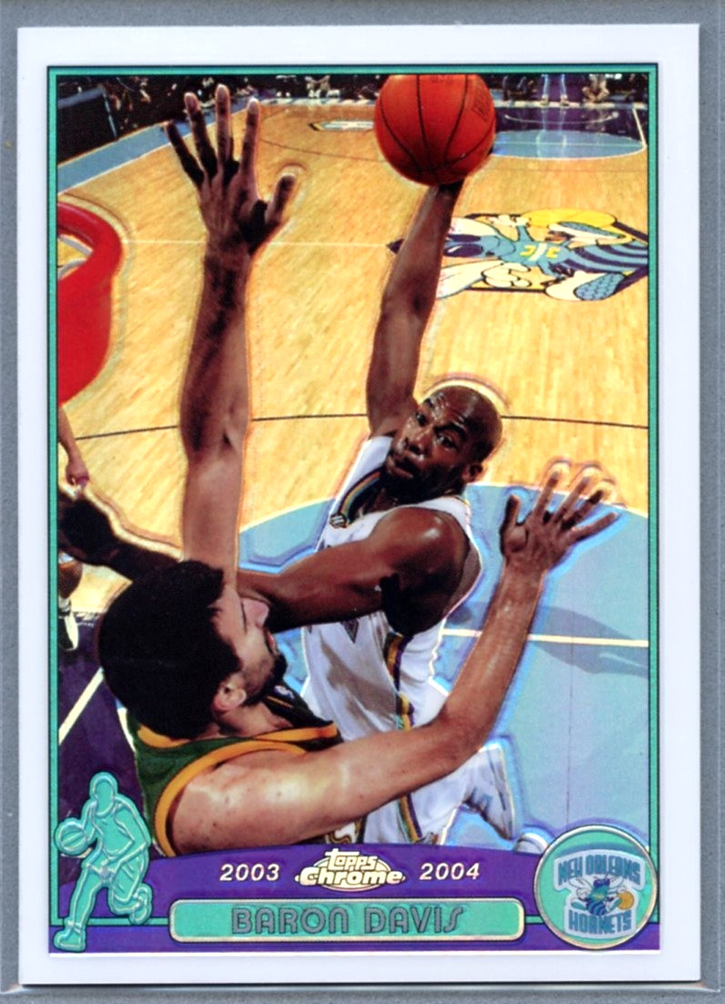 2003 Topps Chrome Baron Davis #29 card