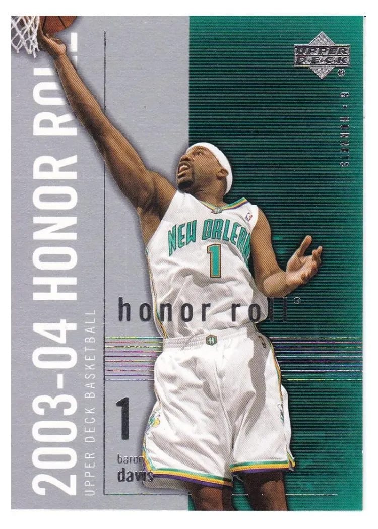 2003 Upper Deck Honor Roll Baron Davis #55 card