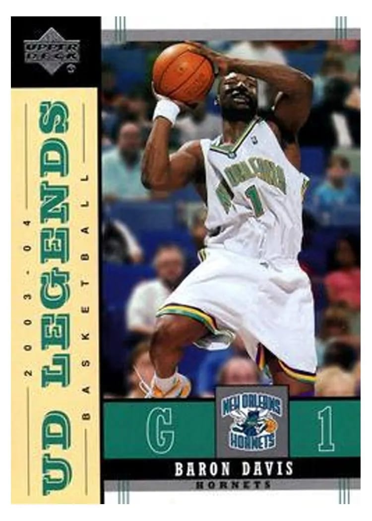 2003 Upper Deck Legends Baron Davis #55 card