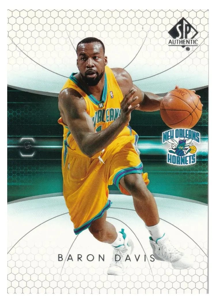 2004 SP Authentic Baron Davis #55 card