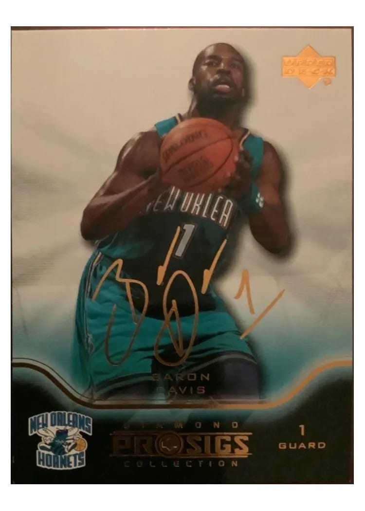 2004 Upper Deck Pro Sigs Baron Davis #56 card