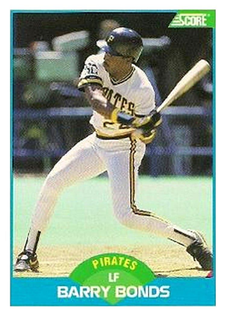 1989 Score Barry Bonds #127 card