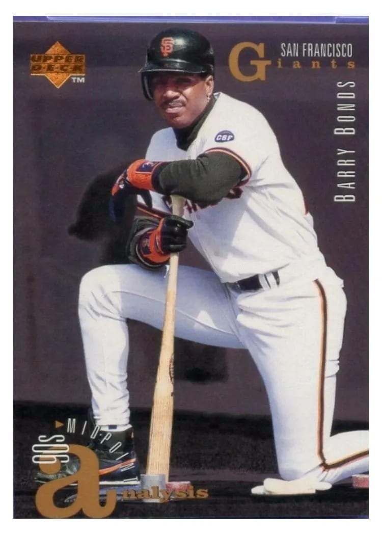 1995 Upper Deck Barry Bonds #103 card