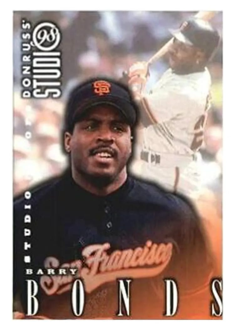 1998 Studio Barry Bonds #98 card