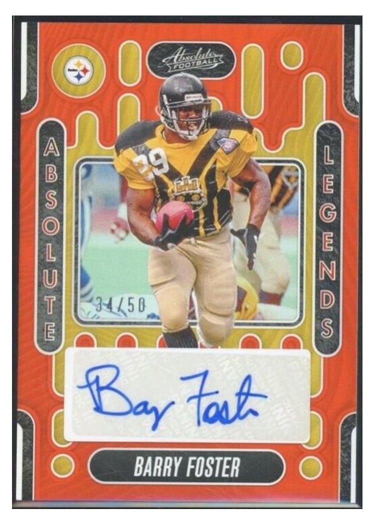 2024 Panini Absolute Absolute Legends Signatures Barry Foster #ALS-BFR card