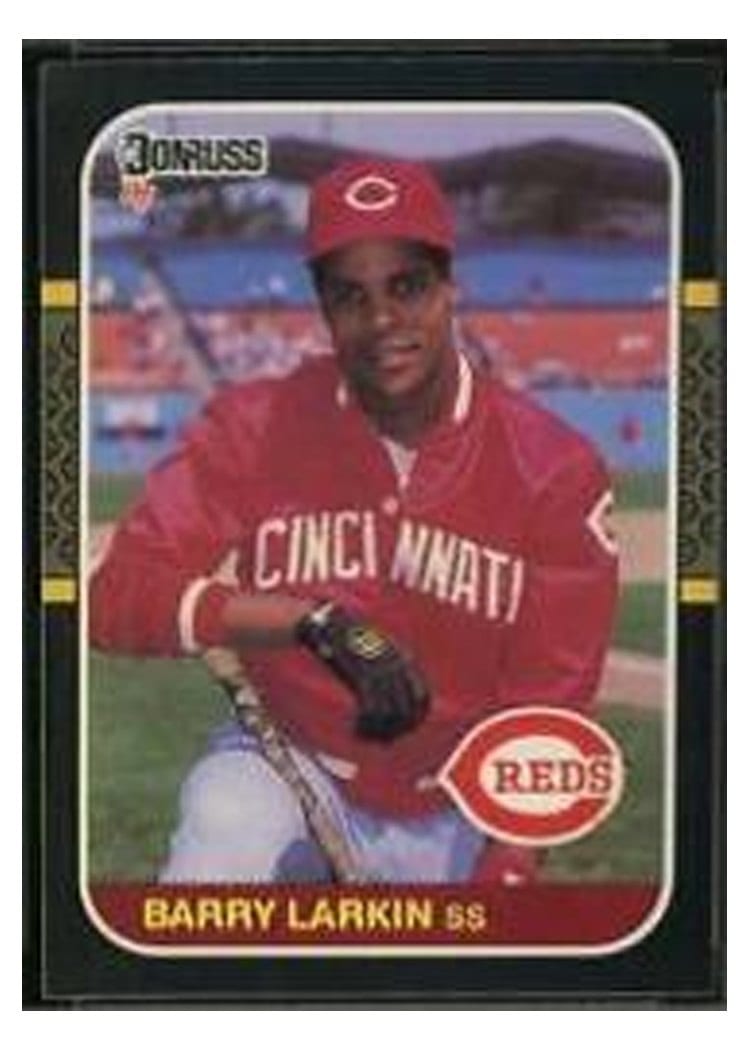 1987 Donruss Barry Larkin #492 card