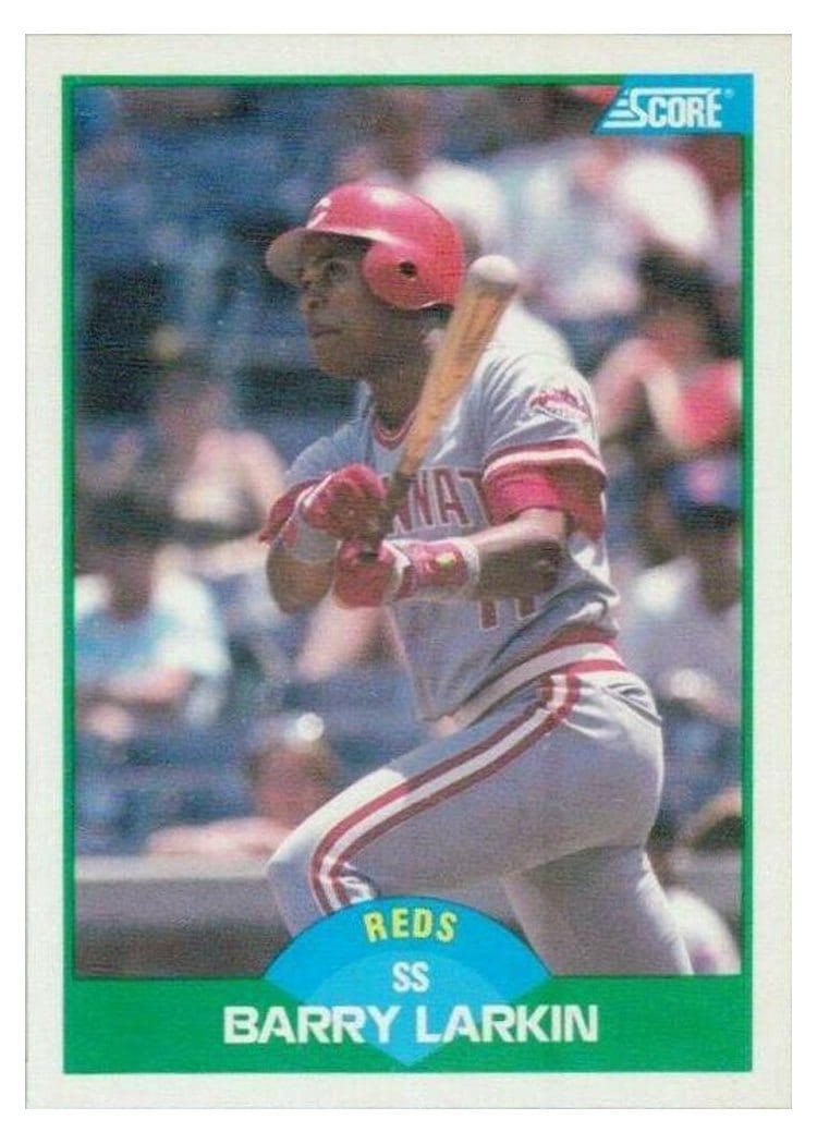 1989 Score Barry Larkin #31 card