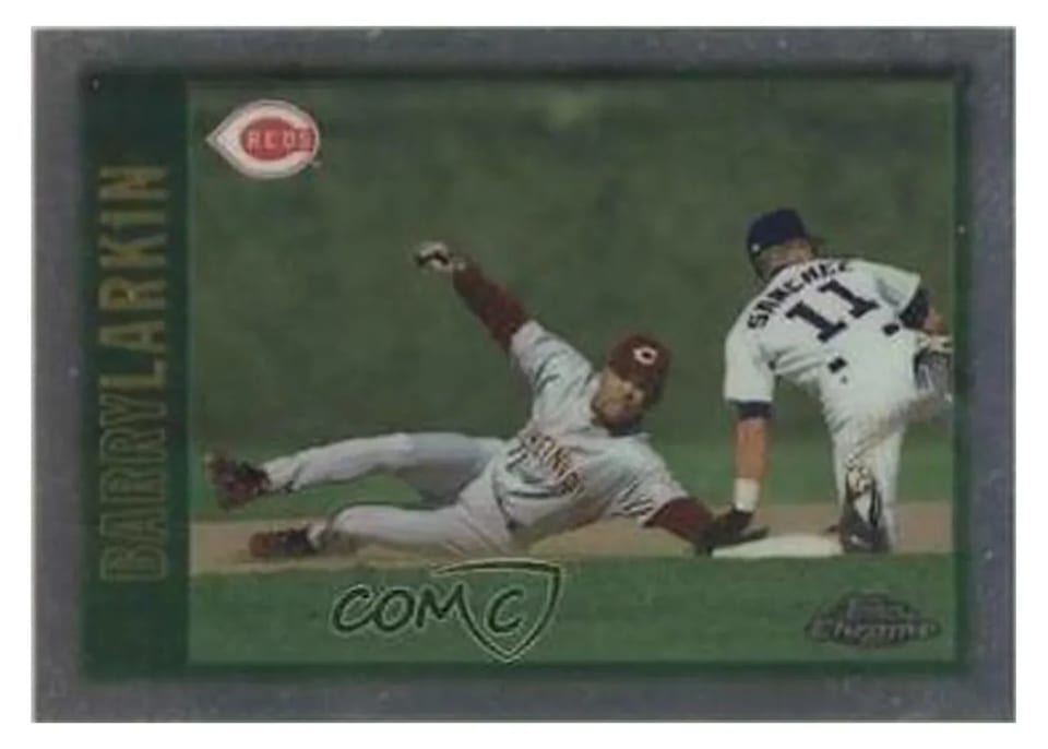 1997 Topps Chrome Barry Larkin #149 card