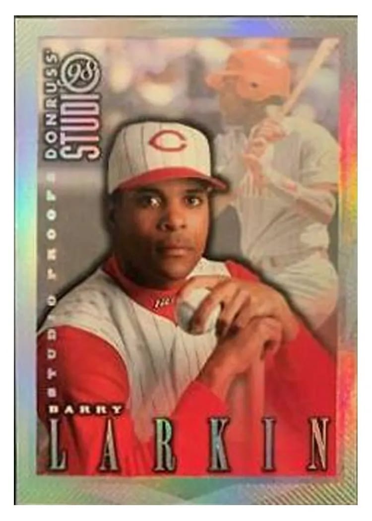 1998 Studio Barry Larkin #7 card