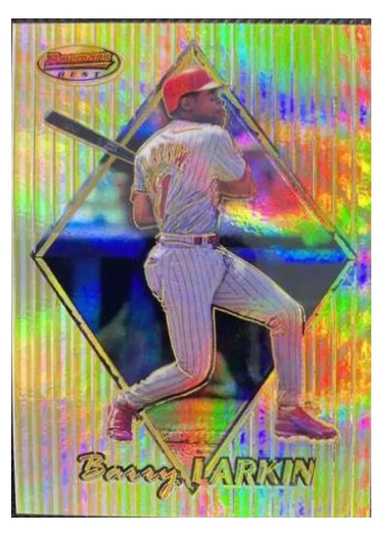 1999 Bowman's Best Barry Larkin #34 card