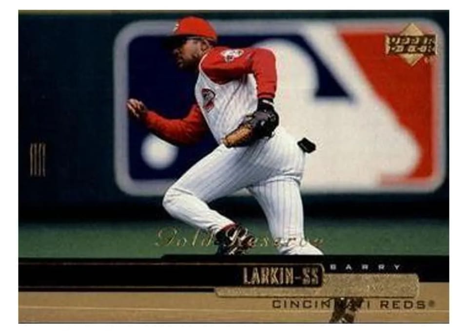 2000 Upper Deck Gold Reserve Barry Larkin #252 card