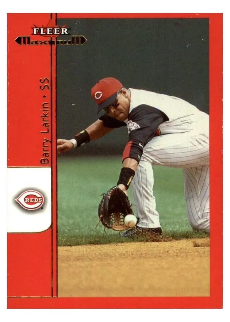 2002 Fleer Maximum Barry Larkin #9 card