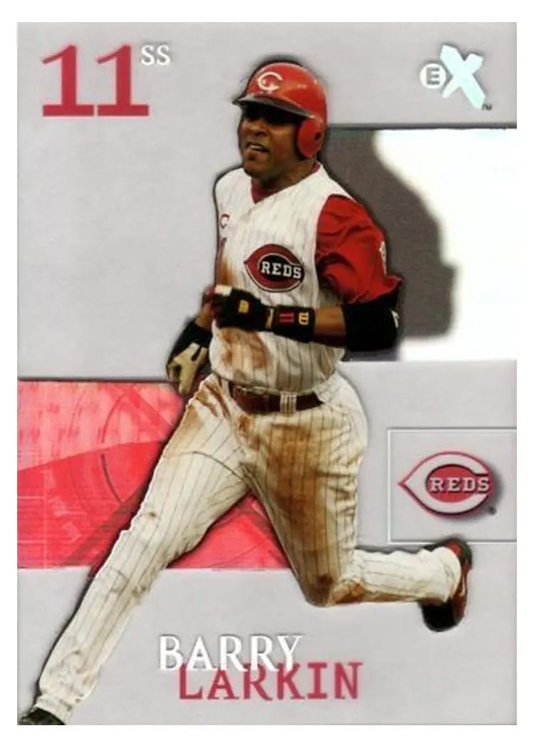 2003 Fleer E-X Barry Larkin #20 card