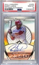 2024 Topps Luminaries Hit Kings Autographs Barry Larkin #HK-BL card