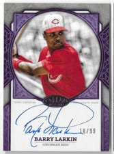 2024 Topps Tier One Next Level Autographs Barry Larkin #NLA-BL card