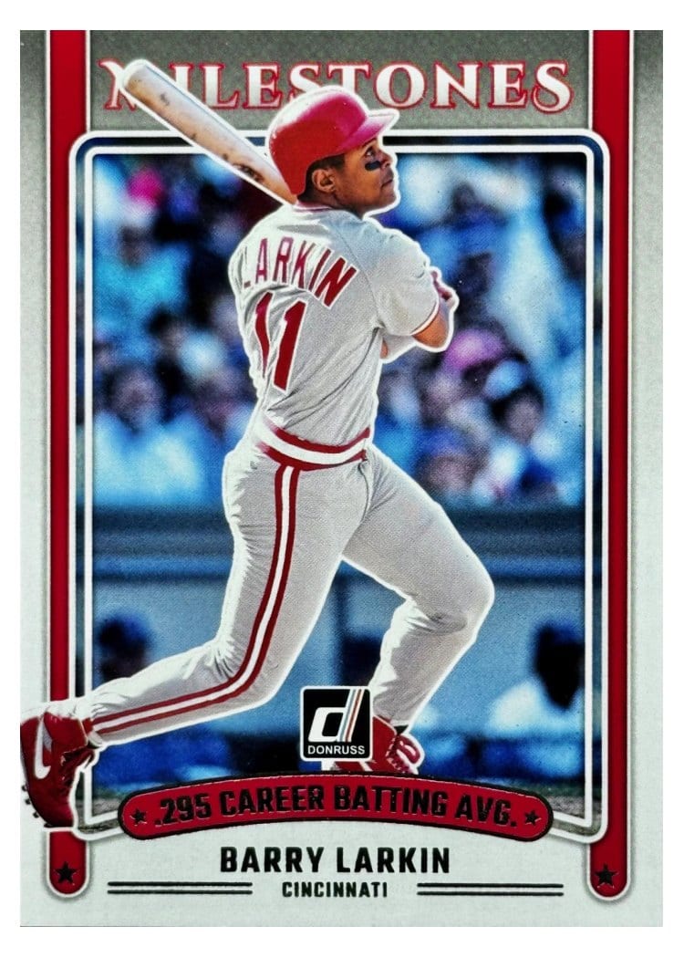 2025 Donruss Milestones Barry Larkin #18 card